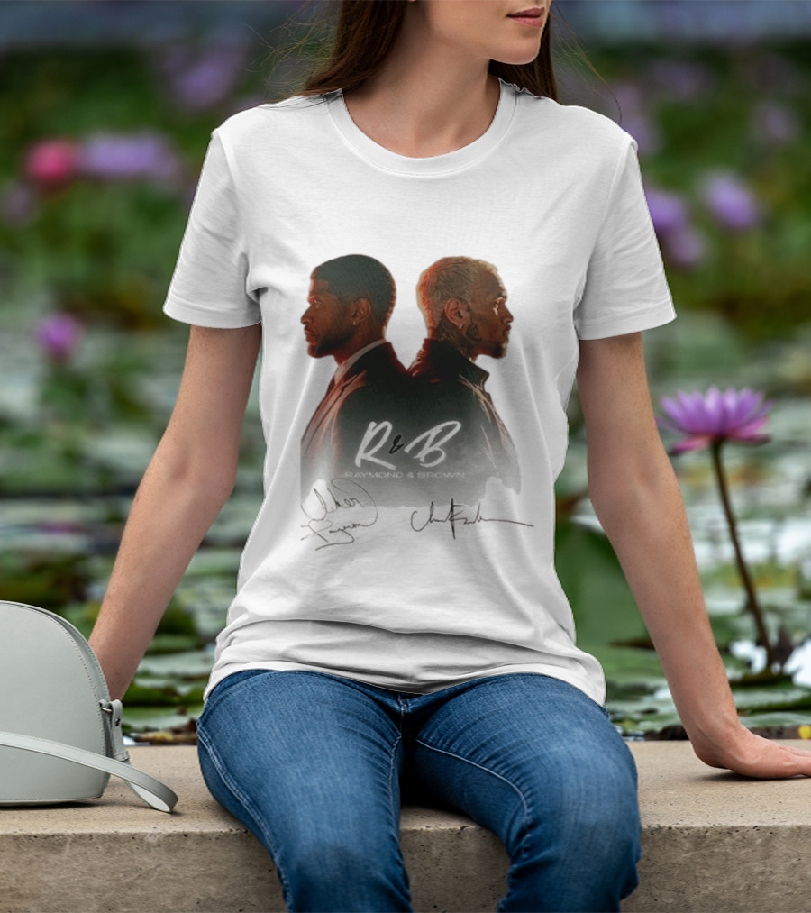 Raymond & Brown R&B Tour Usher Chris Brown Collaboration T-Shirt