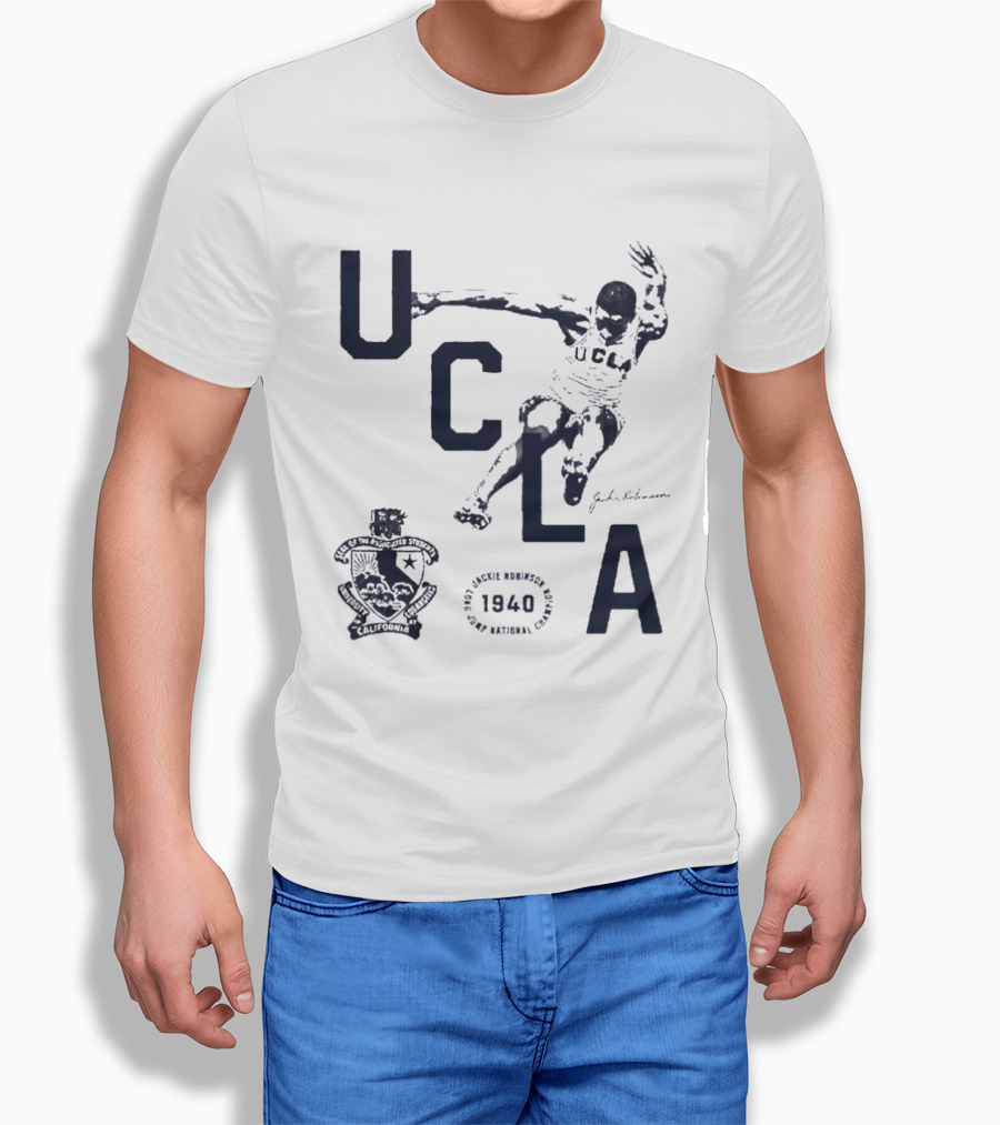 UCLA Jackie Robinson 1940 Long Jump National Champion Jackie Robinson Day 2026 T-Shirt