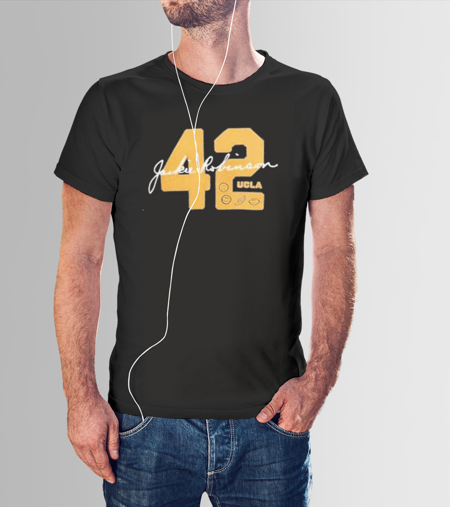 UCLA Bruins Jackie Robinson 42 Letterman Day 2026 T-Shirt