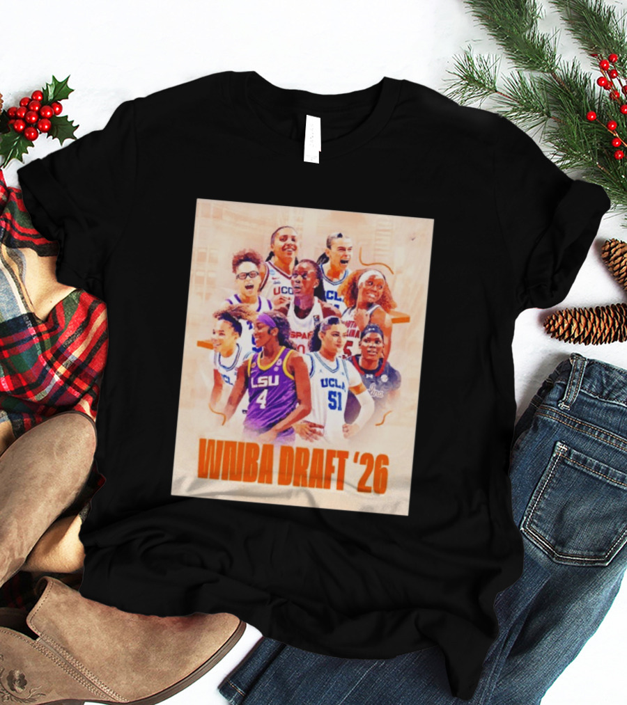 NCAA Women's Basketball WNBA Draft 2026 NCAA UCLA LSU Players T-Shirt