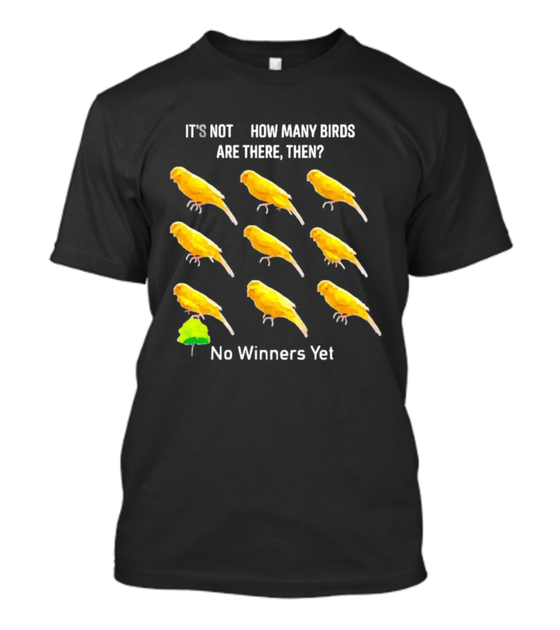 It's Not 9 How Many Birds Are There Then No Winners Yet T-Shirt