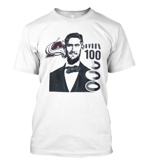 Avalanche 1000 Mr Bow Tie And Hockey Sticks T-Shirt