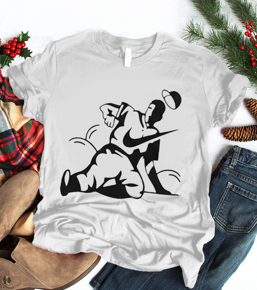 Nike Baseball Player Sliding T-Shirt