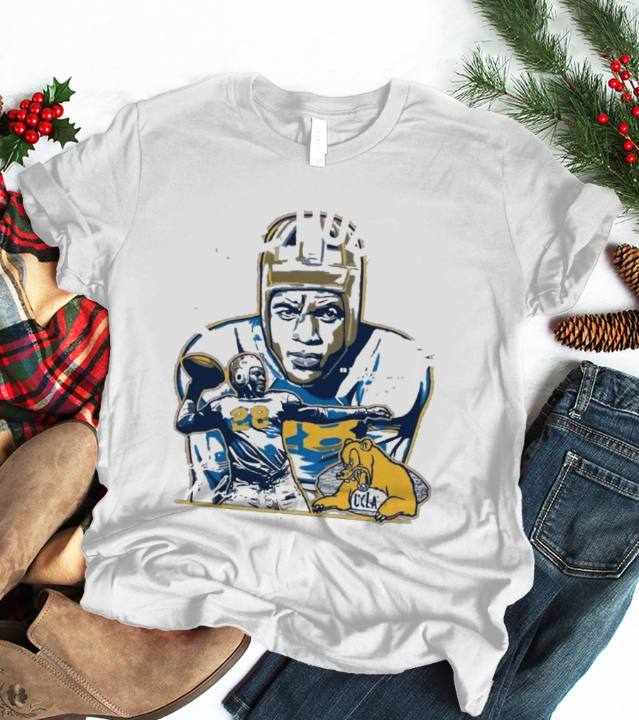 UCLA Football Honor Jackie Robinson Pasadena Flash 2026 Day Bruins 28 T-Shirt