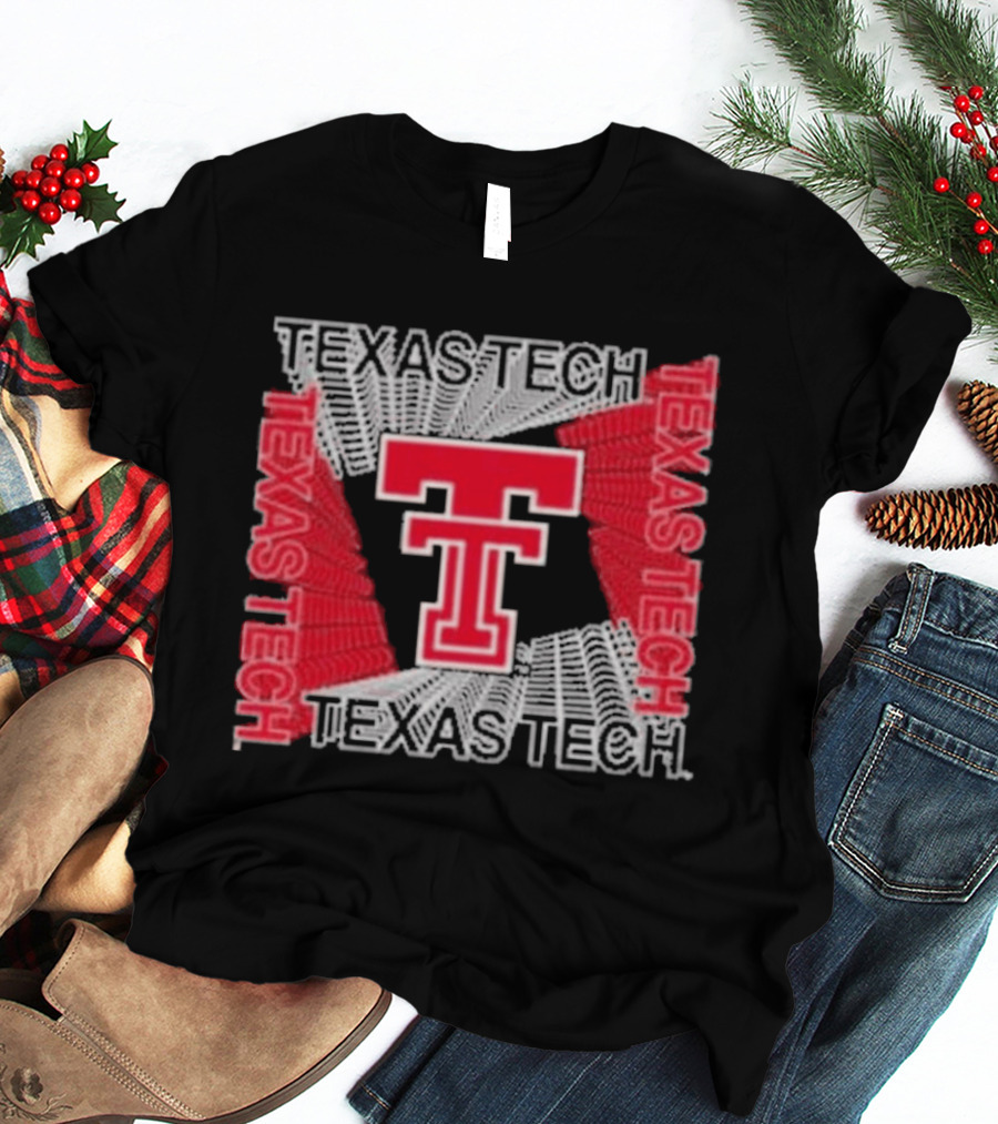 Texas Tech Red Raiders Double Cubism T-Shirt