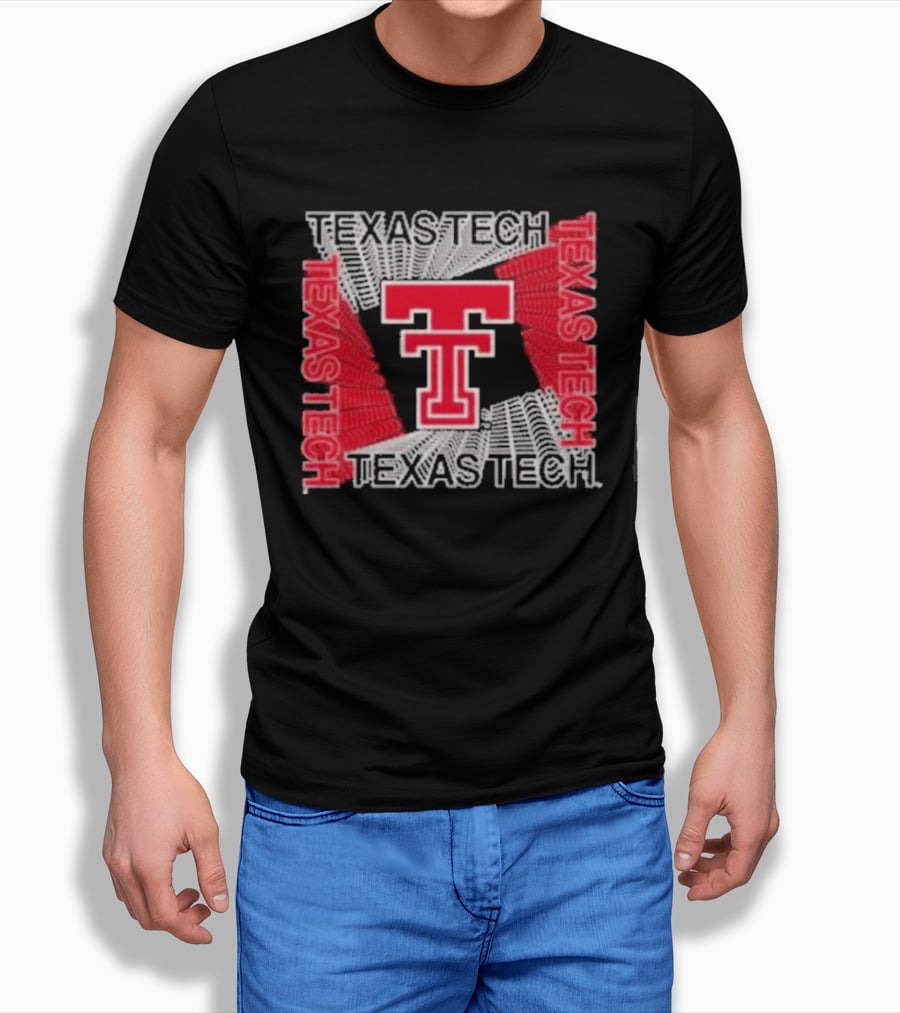 Texas Tech Red Raiders Double Cubism T-Shirt