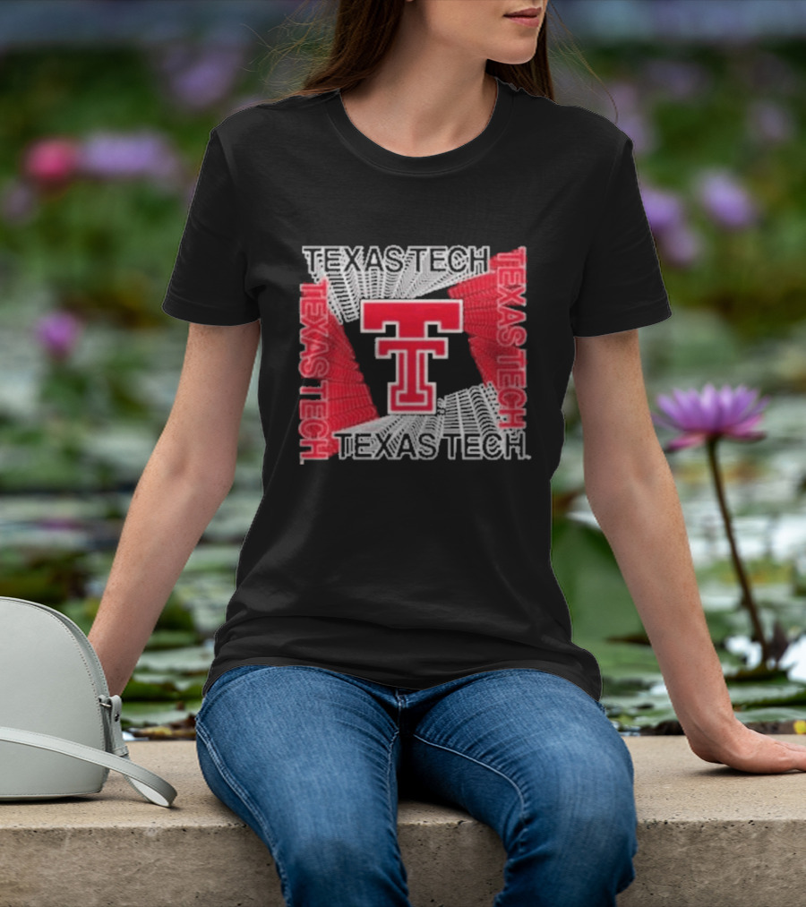 Texas Tech Red Raiders Double Cubism T-Shirt