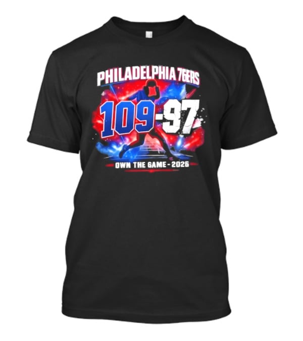 Philadelphia 76Ers 109 97 Victory Vs Orlando Magic Joel Embiid Mode 2026 T-Shirt