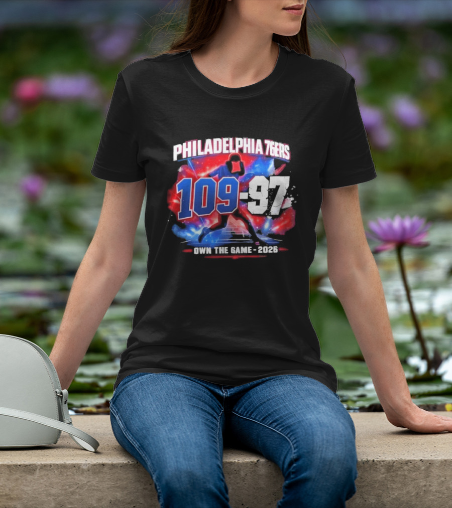 Philadelphia 76Ers 109 97 Victory Vs Orlando Magic Joel Embiid Mode 2026 T-Shirt
