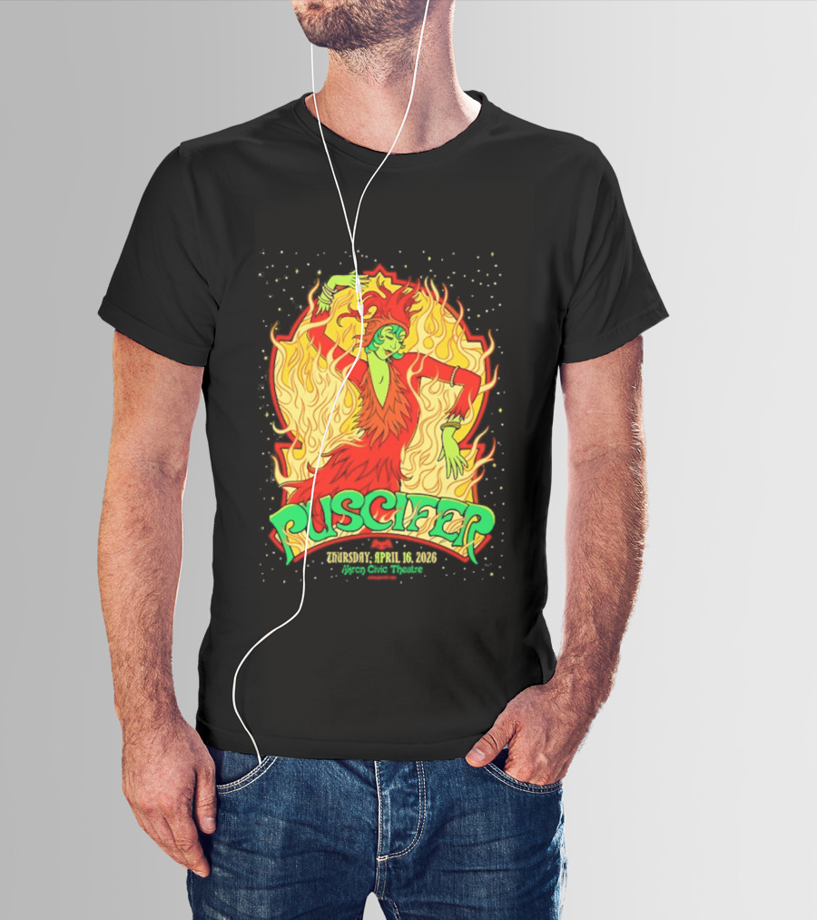 Puscifer Akron Civic Theatre April 16 2026 The Normal Isn't Tour Fiery Dancer T-Shirt