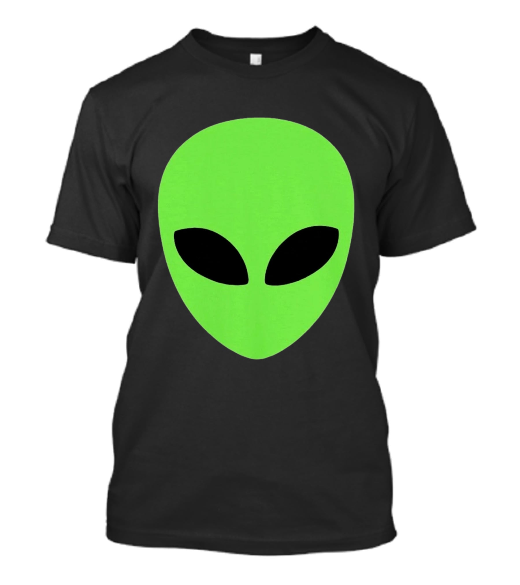 Balenciaga 2020 Alien Green Face Black Eyes T-Shirt
