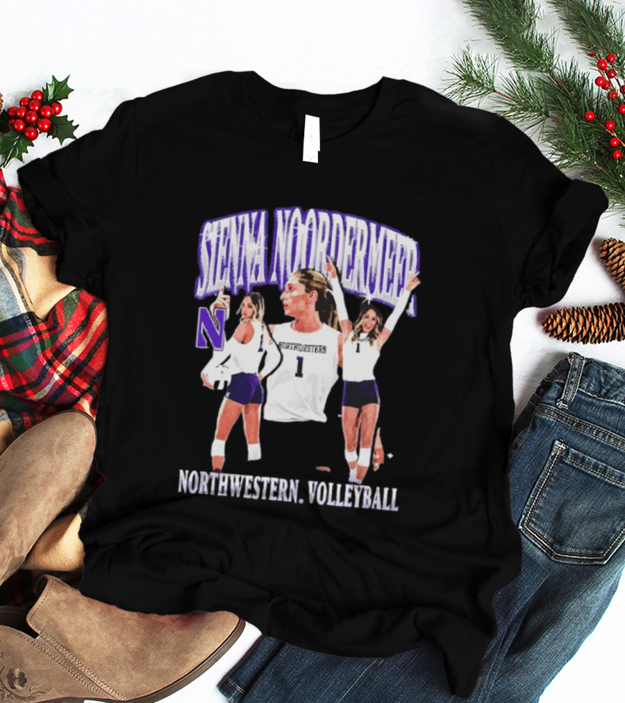 Sienna Noordermeer Northwestern Volleyball Player N Wildcats Sports Team T-Shirt