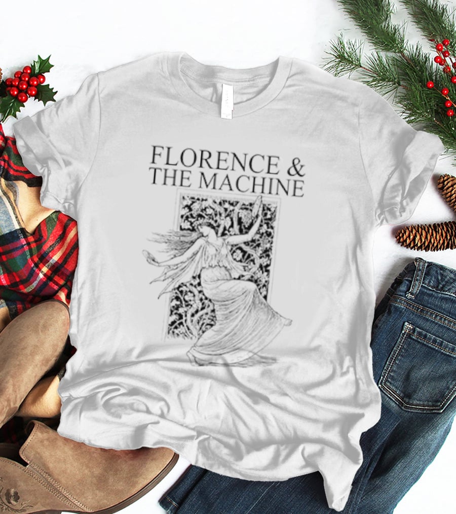 Florence And The Machine Flowing Artistic Figure T-Shirt