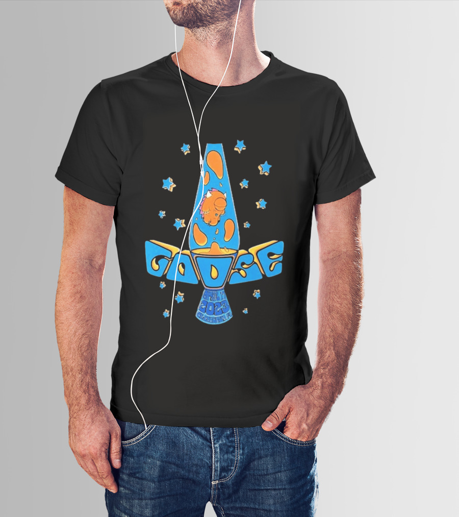 Goose April 17 2023 Lava Lamp Stars Clearwater FL BayCare Sound Show T-Shirt