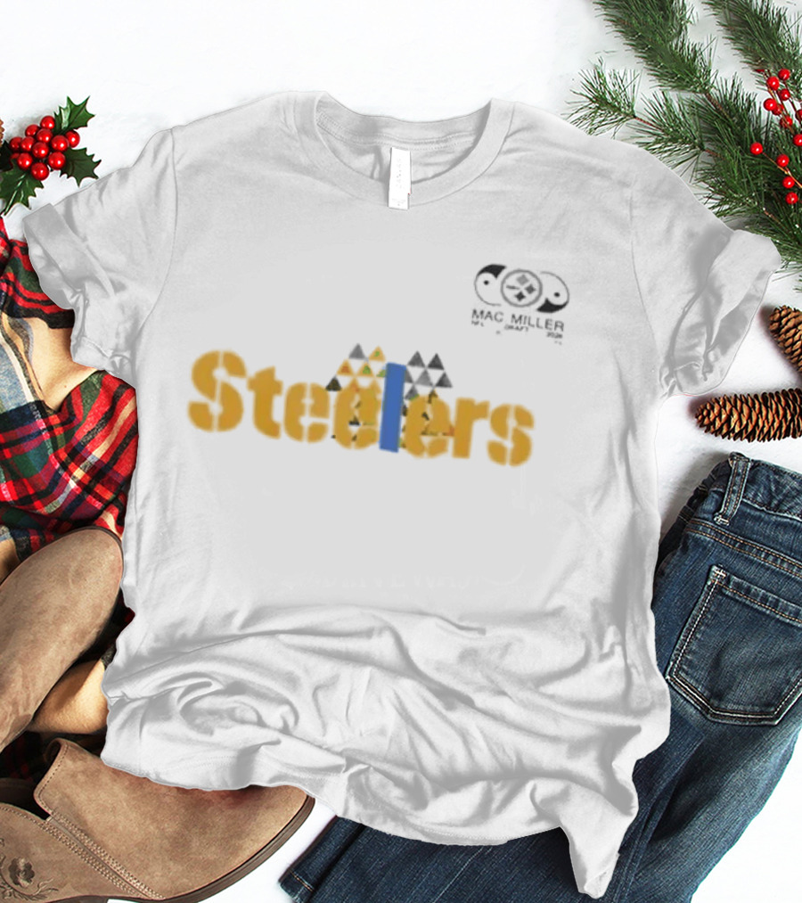 Mac Miller Pittsburgh Steelers Slide Park Collaboration T-Shirt