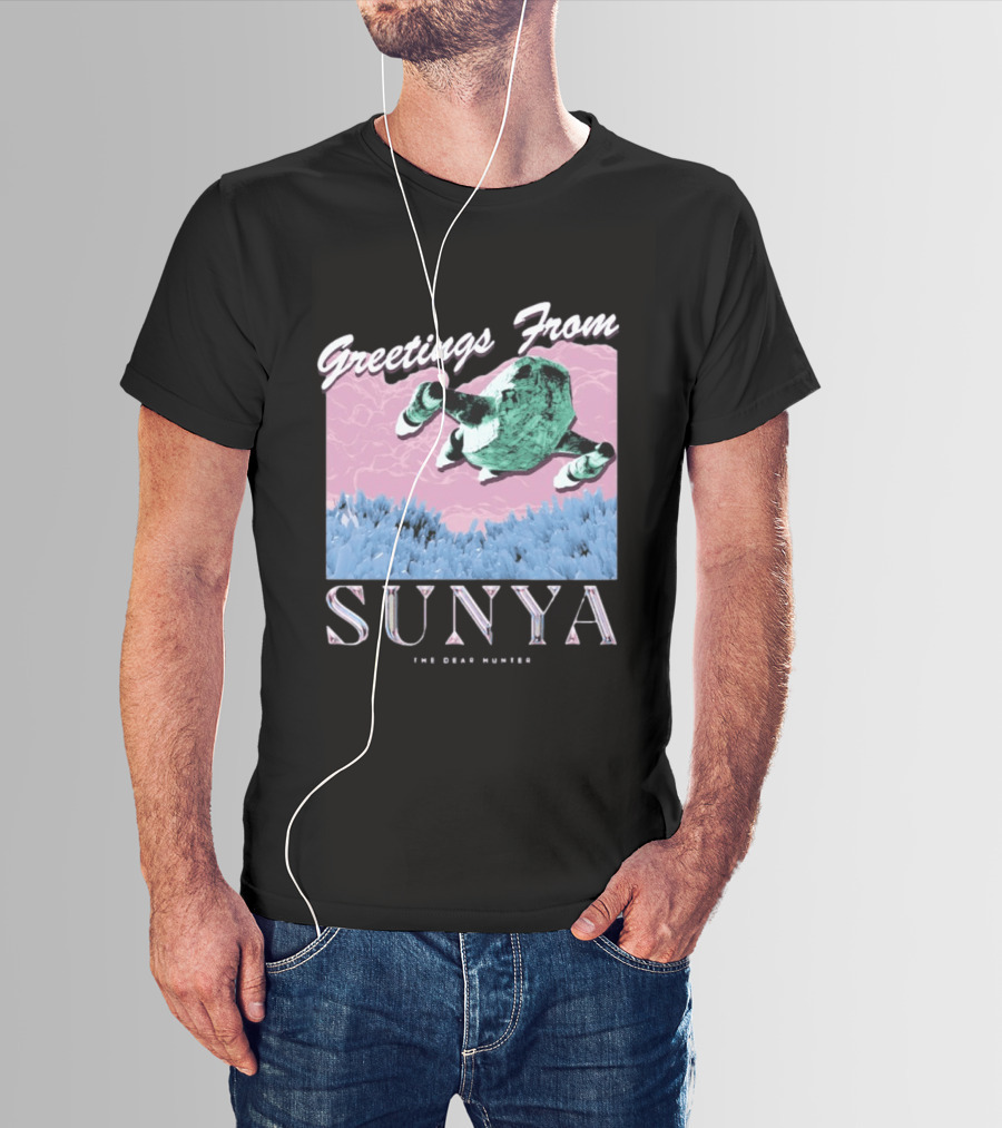 Greetings From Sunya The Dear Hunter Retro Futuristic T-Shirt