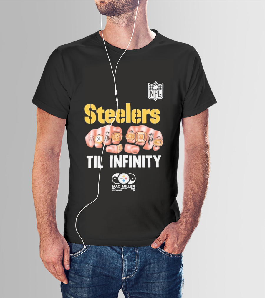 Steelers Til Infinity Mac Miller NFL T-Shirt