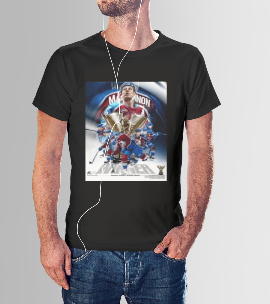 Nathan Mackinnon Winner 2026 Rocket Richard Trophy Colorado Hockey Team T-Shirt