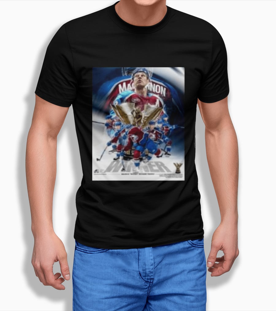 Nathan Mackinnon Winner 2026 Rocket Richard Trophy Colorado Hockey Team T-Shirt