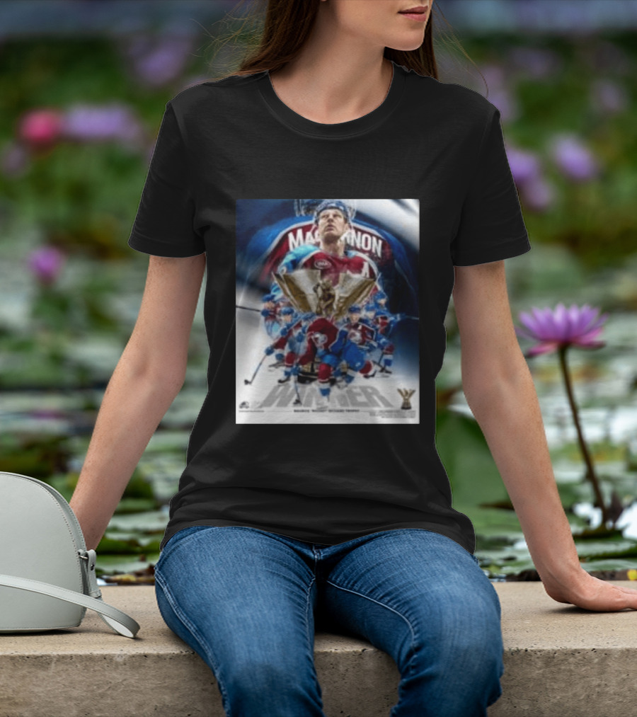 Nathan Mackinnon Winner 2026 Rocket Richard Trophy Colorado Hockey Team T-Shirt