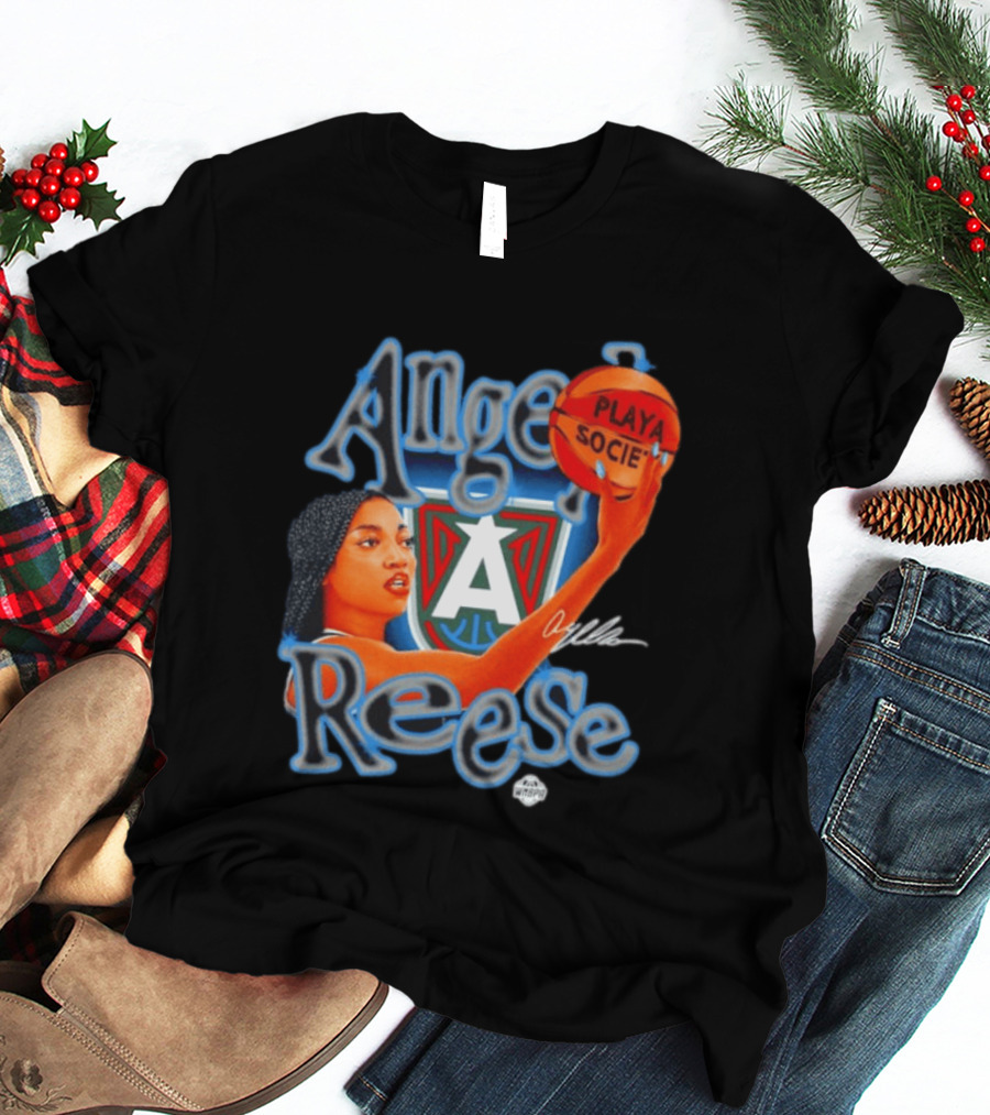 Angel Reese Atlanta Dream Playasocié WNBA T-Shirt