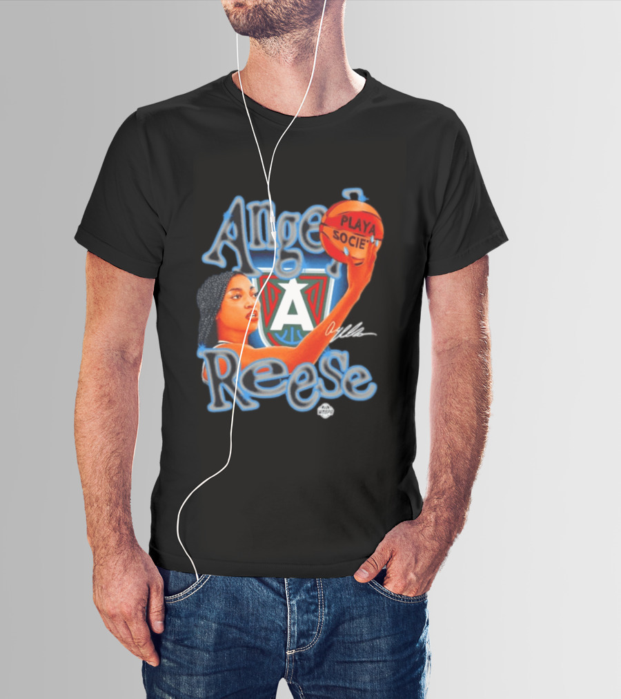 Angel Reese Atlanta Dream Playasocié WNBA T-Shirt