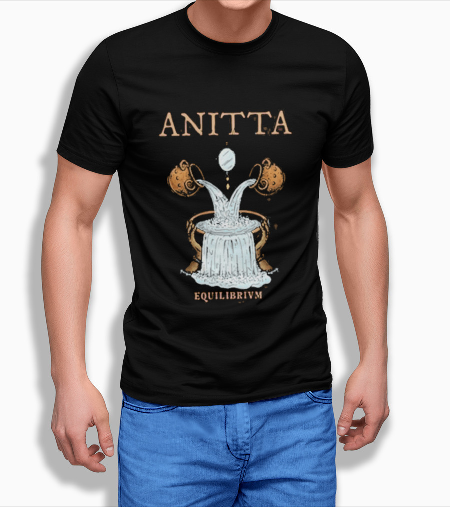 Anitta Equilibrivm Water Dual Amphora Pouring Balance T-Shirt