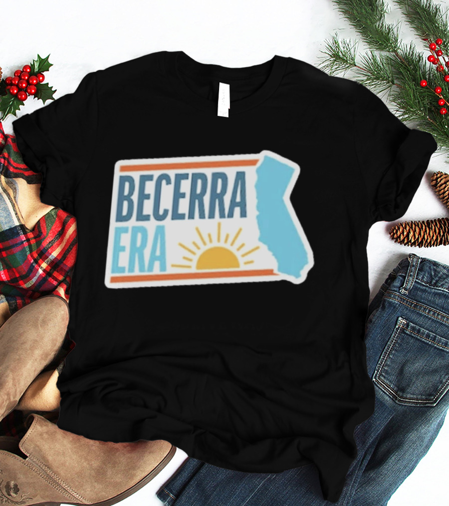 Becerra Era California Celebration Sunburst T-Shirt