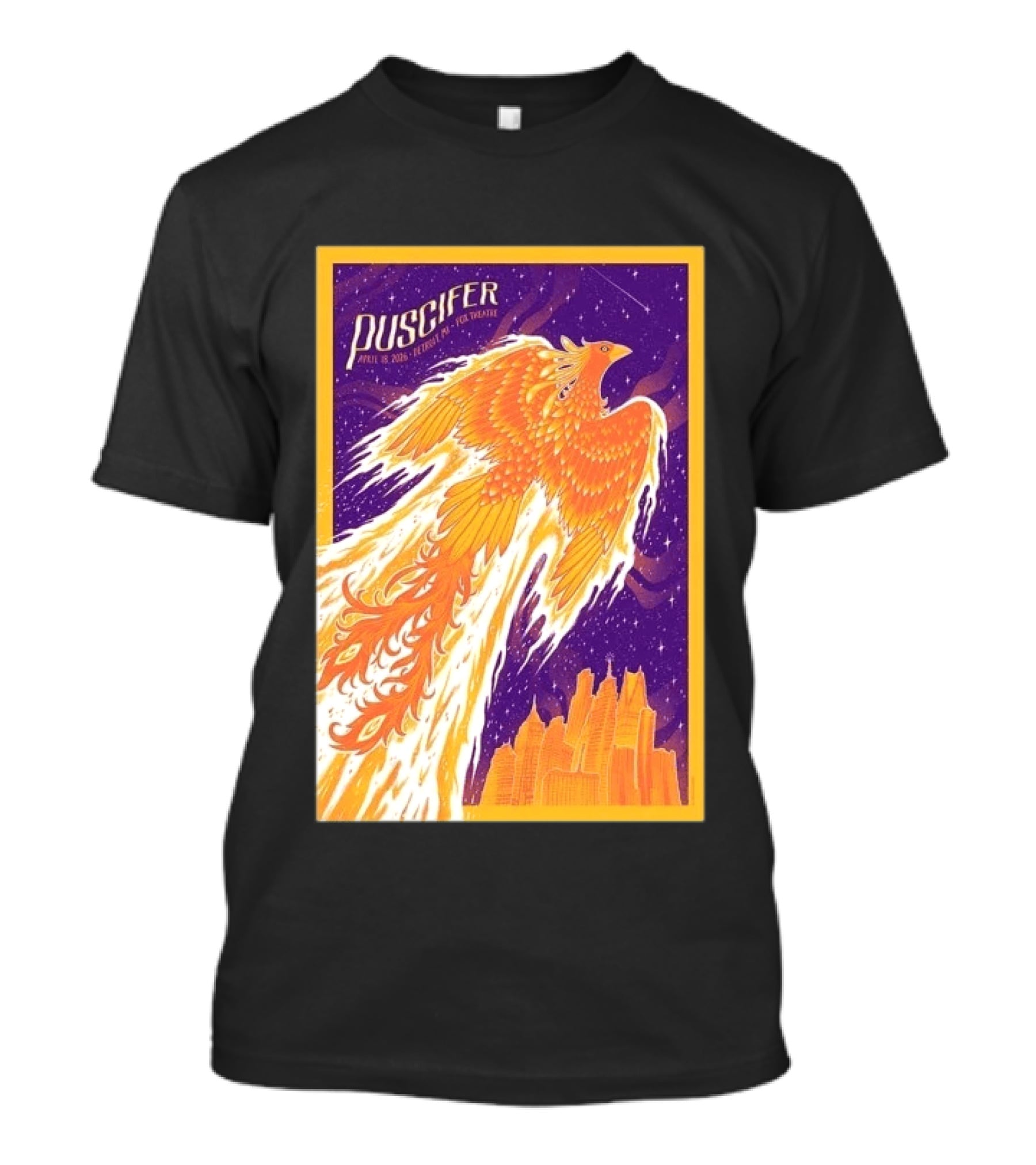 Puscifer Phoenix Rising Apr 18 2026 At Fox Theatre Detroit T-Shirt