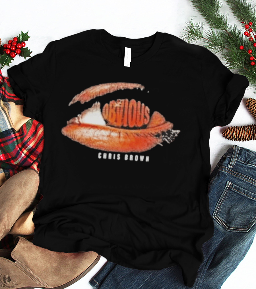 Chris Brown Obvious Eye Lip T-Shirt