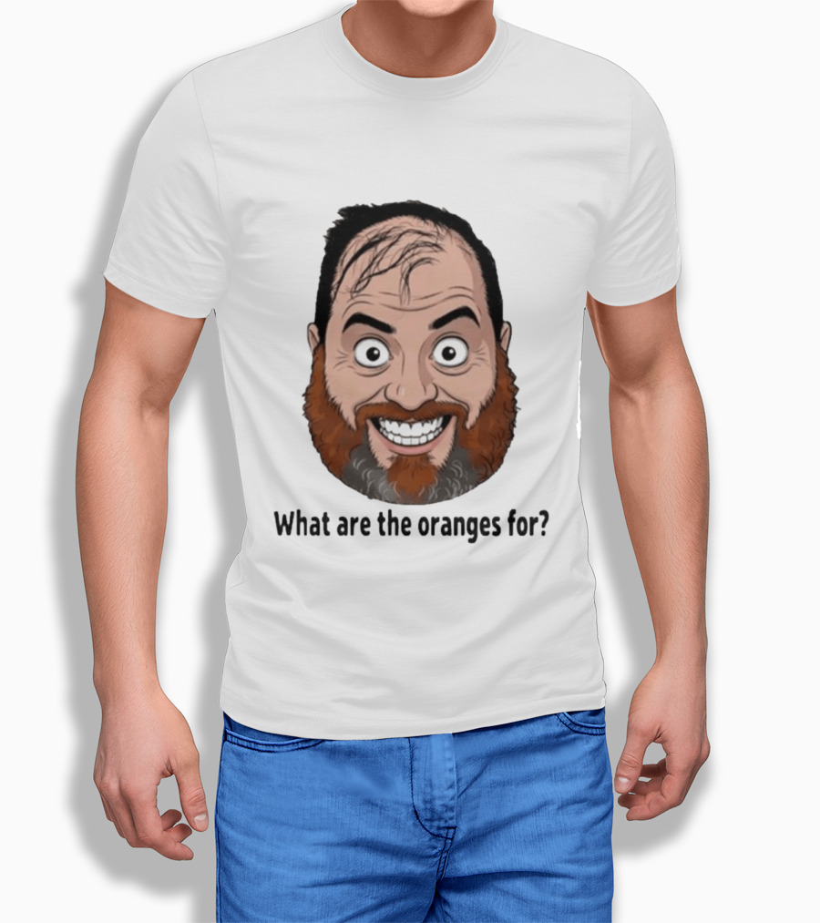 Camelcast What Are The Oranges For Meme Face T-Shirt