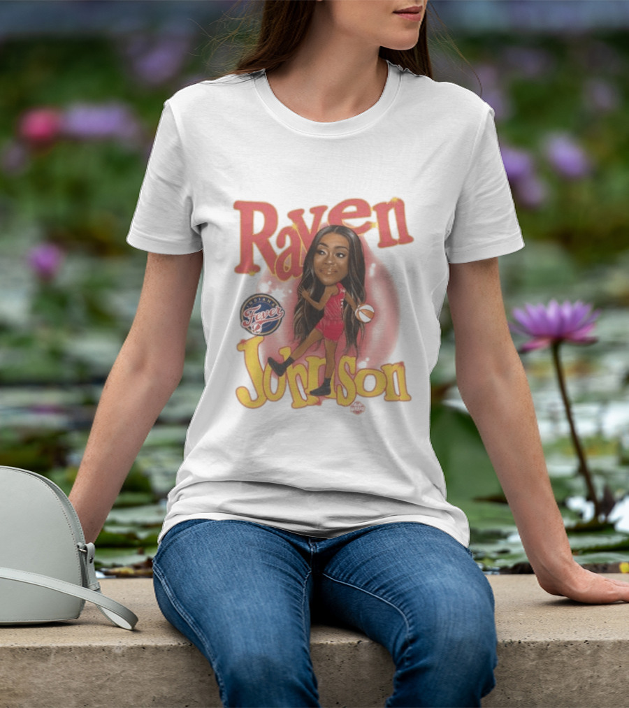 Raven Johnson Indiana Fever WNBA Basketball T-Shirt