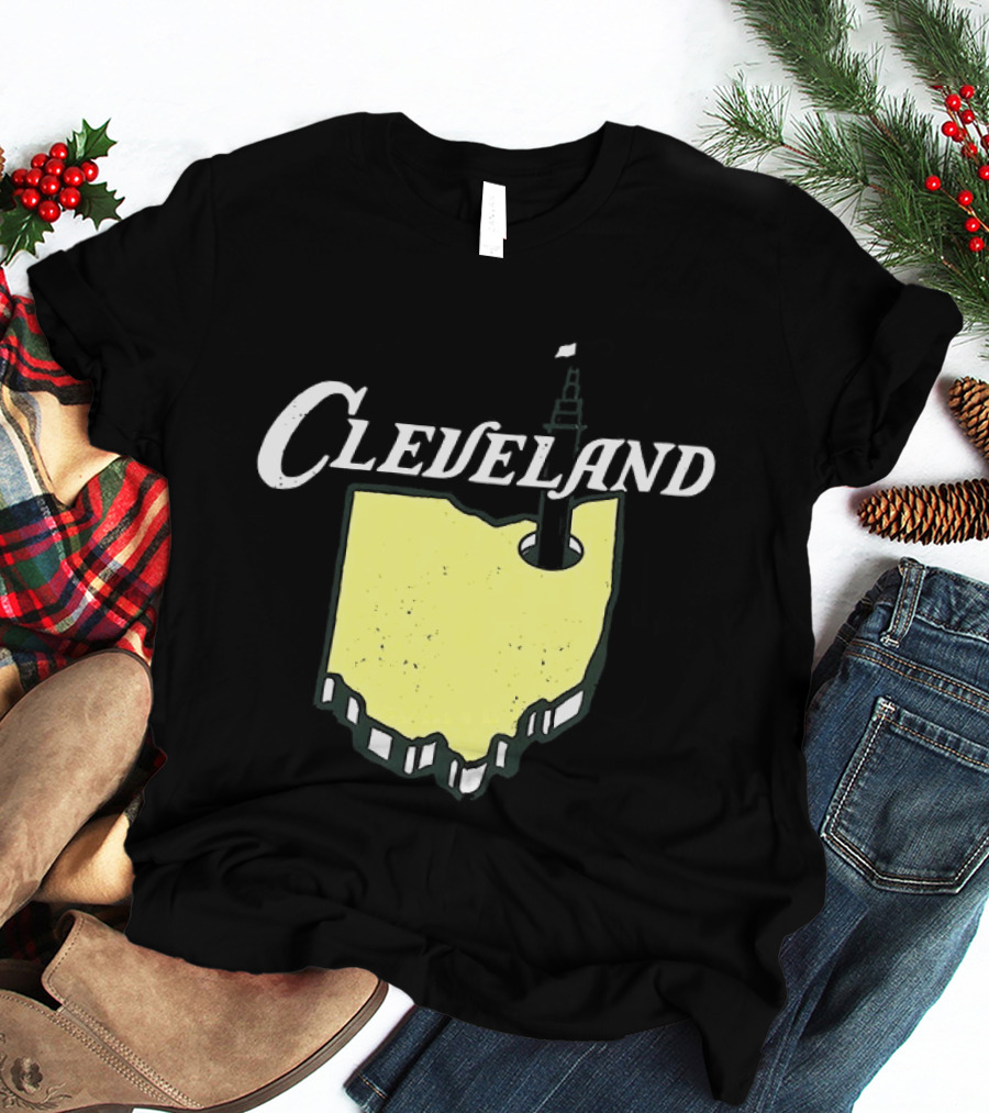 Cleveland Golf 2026 Ohio Map Tower T-Shirt