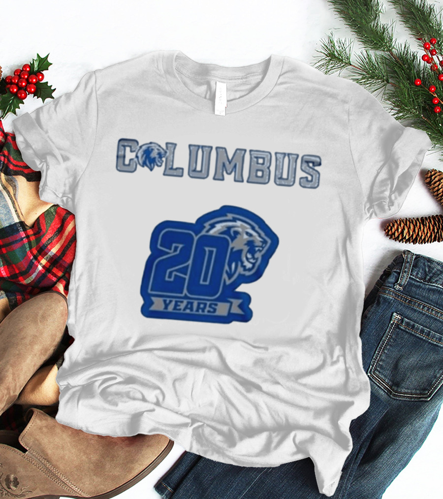 Columbus Lions 20 Years Celebration T-Shirt