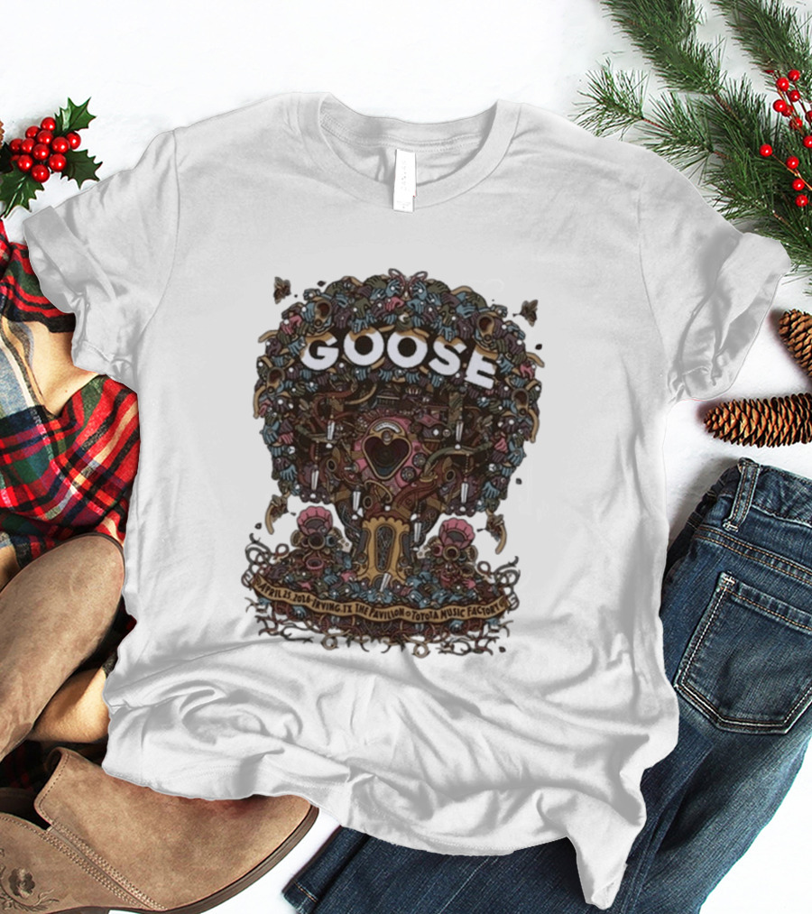 GOOSE April 25 2016 The Pavilion At Toyota Music Factory Irving TX Event T-Shirt