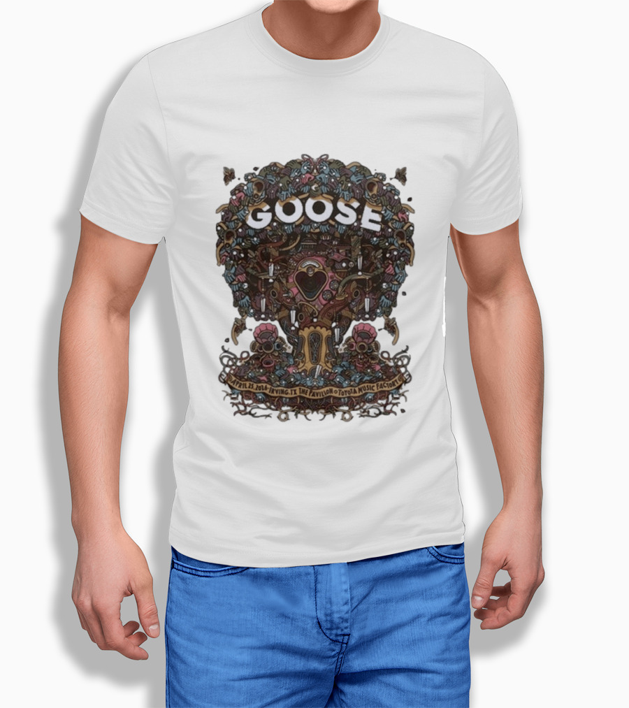 GOOSE April 25 2016 The Pavilion At Toyota Music Factory Irving TX Event T-Shirt
