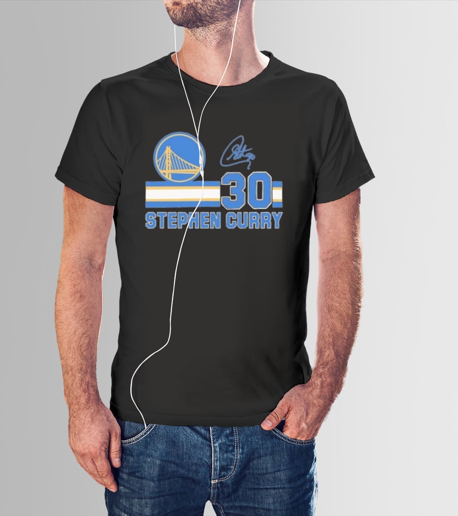 Stephen Curry Golden State Warriors 30 Signature T-Shirt