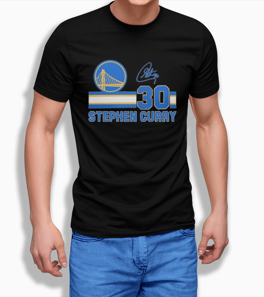 Stephen Curry Golden State Warriors 30 Signature T-Shirt