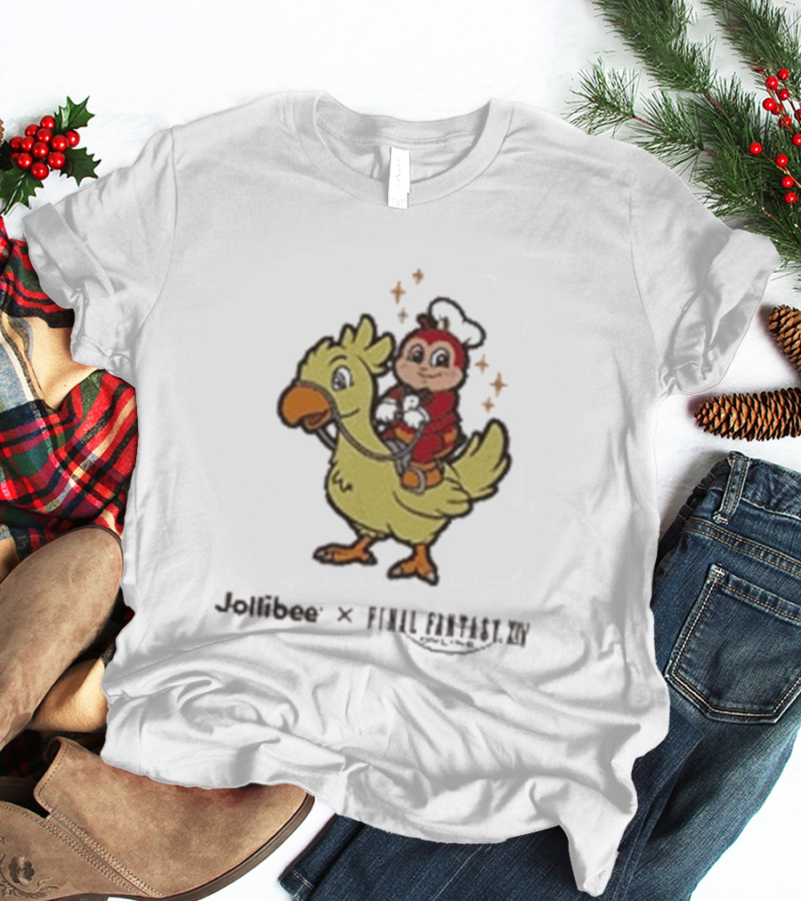 Jollibee X Final Fantasy XIV Chocobo Collaboration T-Shirt