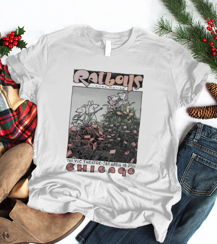 Ratboys Live At The Vic Theatre April 18 2026 Chicago IL T-Shirt