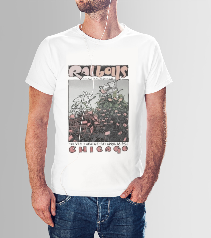 Ratboys Live At The Vic Theatre April 18 2026 Chicago IL T-Shirt
