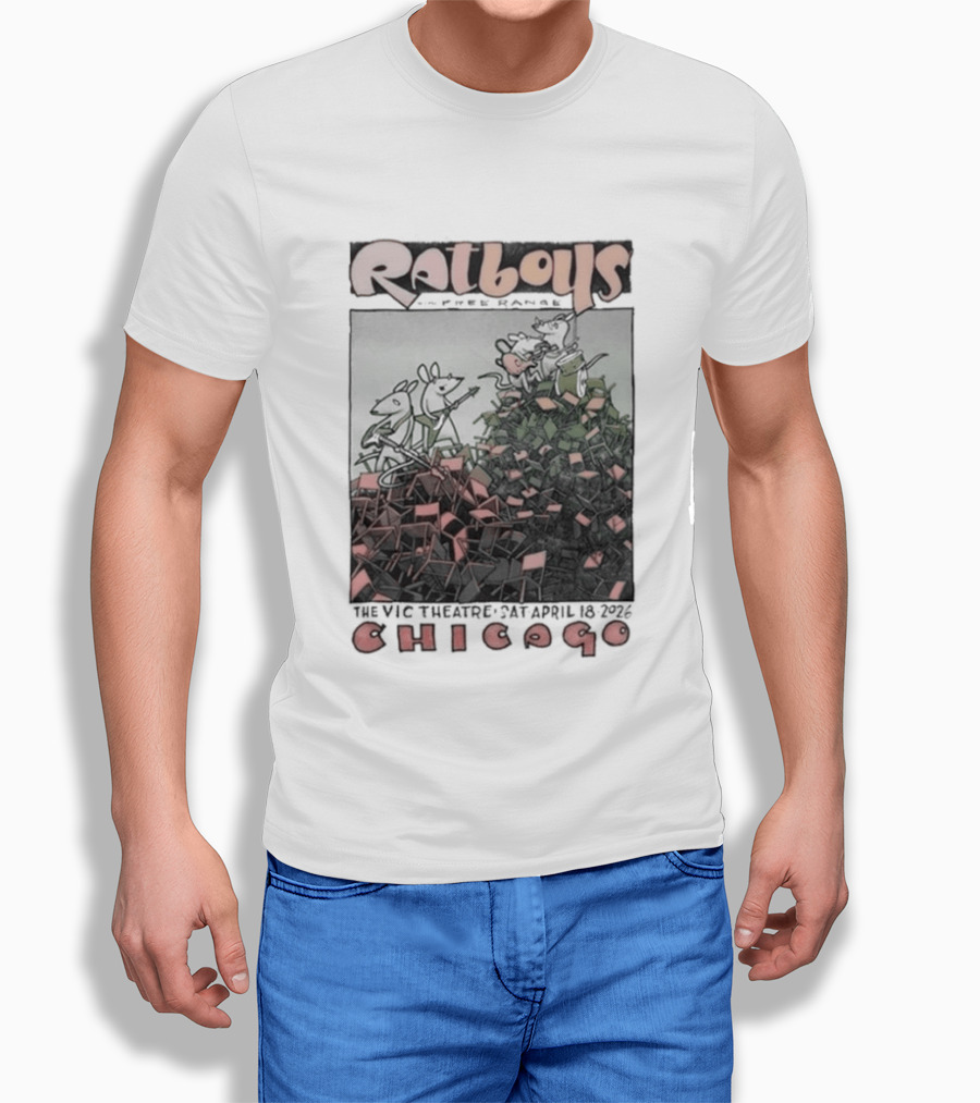 Ratboys Live At The Vic Theatre April 18 2026 Chicago IL T-Shirt