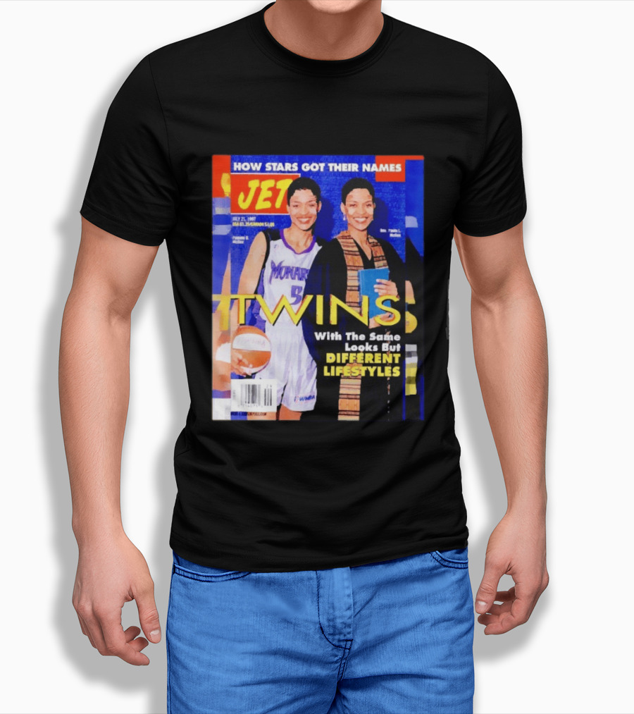 Jet Magazine Pamela McGee And Paula McGee Twins Different Lifestyles July 27 1987 T-Shirt