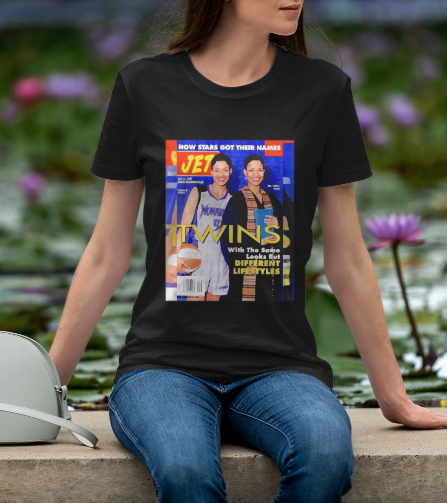 Jet Magazine Pamela McGee And Paula McGee Twins Different Lifestyles July 27 1987 T-Shirt