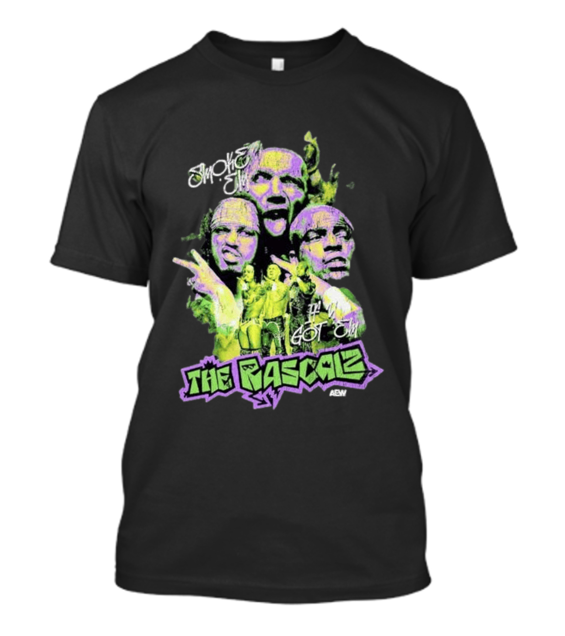 AEW The Rascalz Smoke Em If You Got Em Vibrant Wrestling Crew T-Shirt
