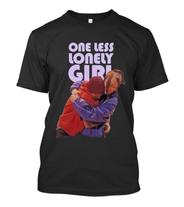 One Less Lonely Girl Billie Eilish Justin Bieber Hug T-Shirt