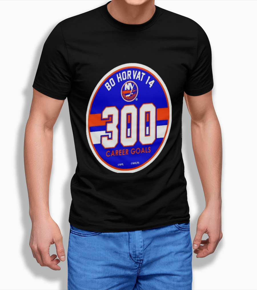 Bo Horvat 14 Islanders NHL 300 Career Goals T-Shirt