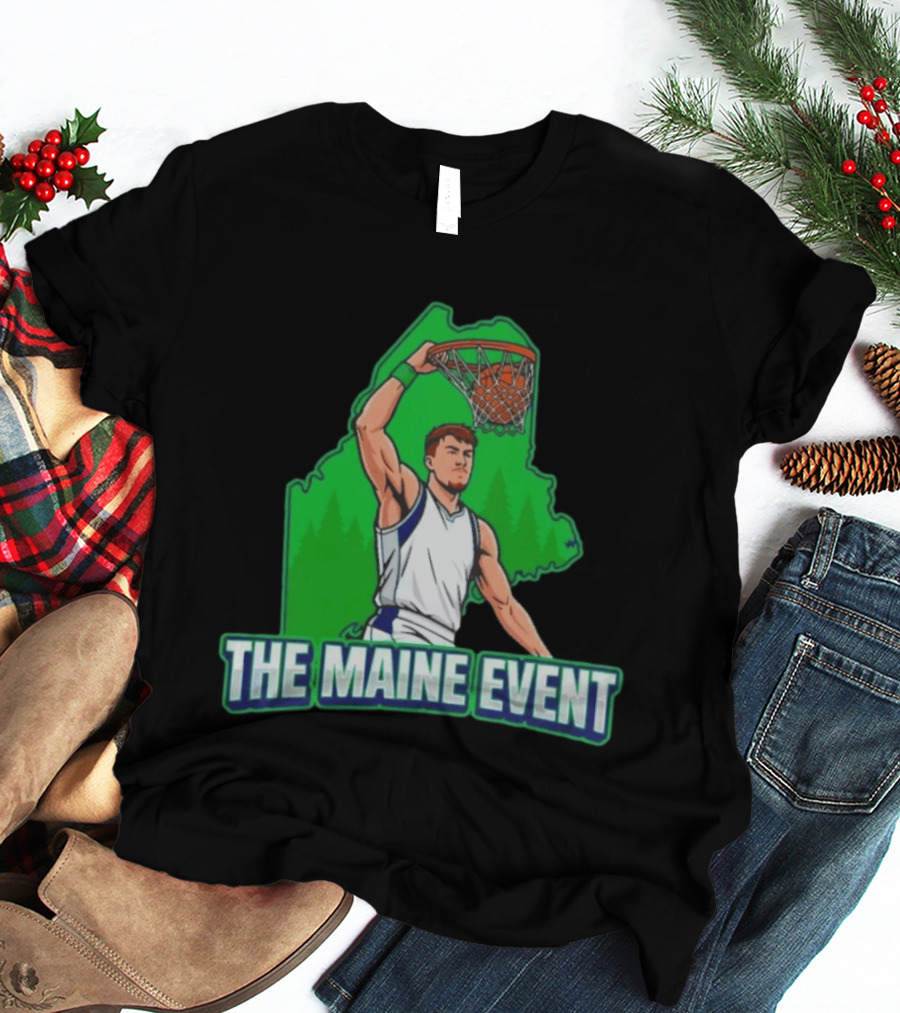 The Maine Event Basketball Dunking Athlete T-Shirt