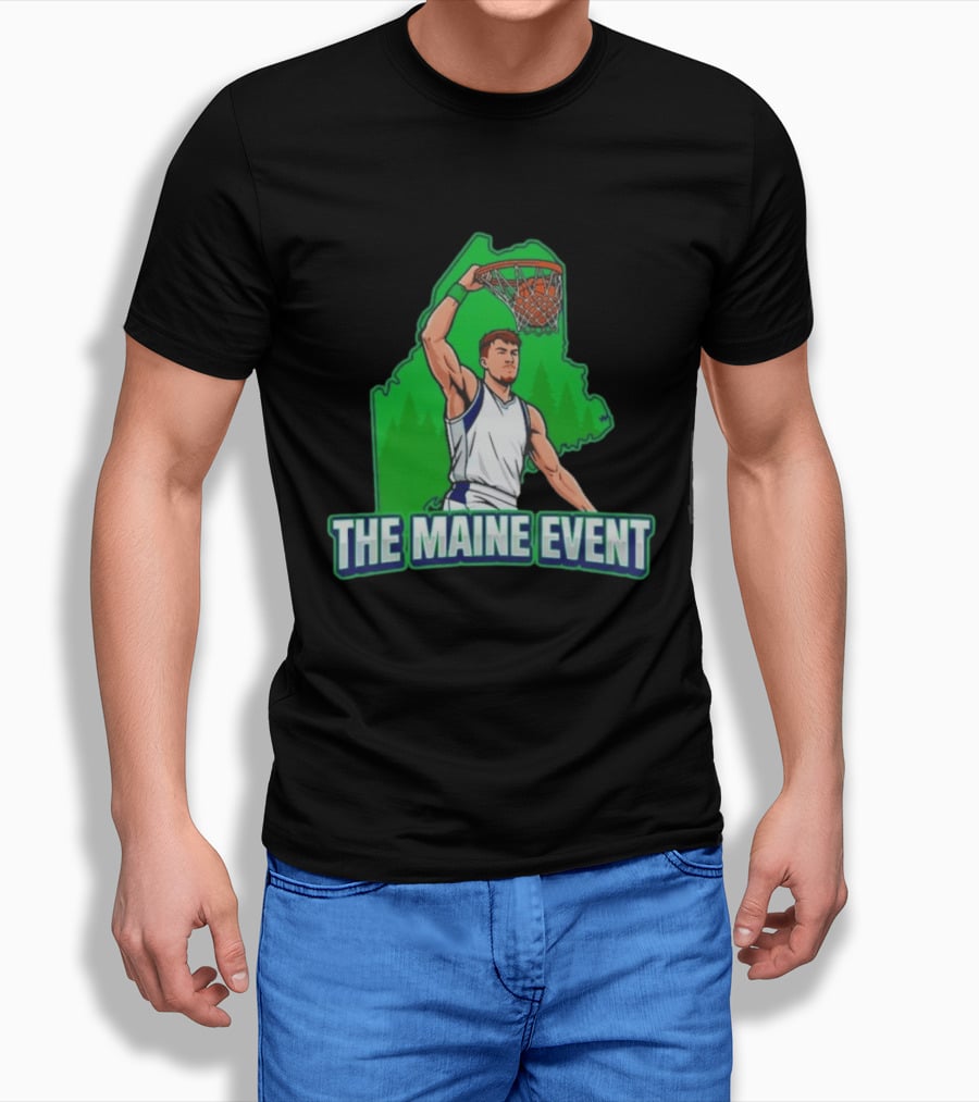 The Maine Event Basketball Dunking Athlete T-Shirt