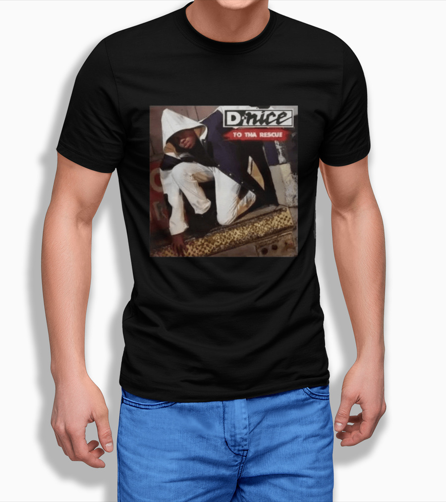 D Nice To Tha Rescue Urban Style Album Cover T-Shirt